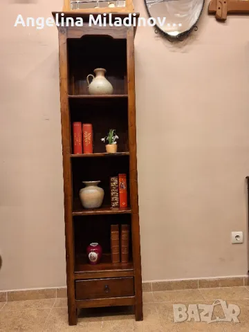 Винтидж шкаф колона орех, снимка 1