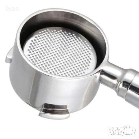 ръкохватка за кафемашина за филтър без дъно Edream, Черна дръжка, 51 мм, съвместим с Delonghi, снимка 6 - Кафемашини - 49939738