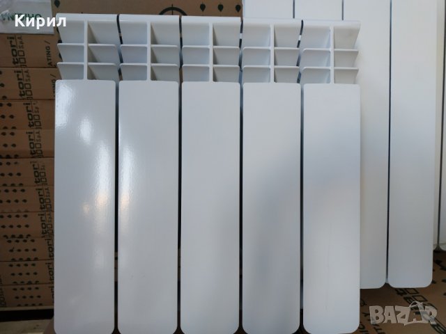 Helyos Н500 Италиански алуминиеви радиатори за водно парно, снимка 2 - Радиатори - 31624809