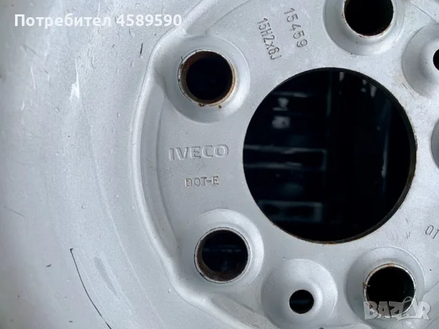 4бр.Оригинални джанти 15цола 5x118 за бус Iveco Daily,Ducato,Jumper,Boxer,Мovano, снимка 12 - Гуми и джанти - 56086706