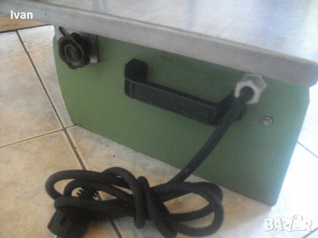 Made in ITALY-2,9A/400W/ф180mm/ISO kl B/C10uF-Ел.Машина Рязане Плочи/Плочки-Професионална-14 кг, снимка 5 - Други инструменти - 37618416