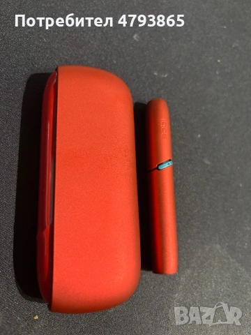 Червен iqos 3 duo , снимка 2 - Електронни цигари - 54197319