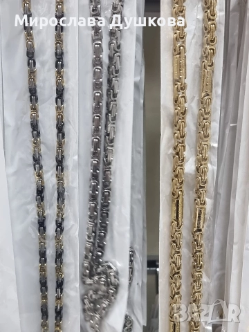 медицинска стомана 60 см ланци, снимка 3 - Колиета, медальони, синджири - 52860176