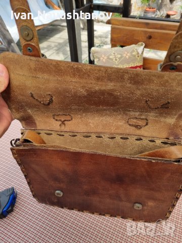 Дамска чанта от естествена кожа/гьон, снимка 3 - Чанти - 40645309