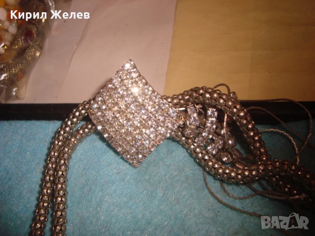 СРЕБРИСТО СКЪПОЦЕННО АРТ МОДНО КОЛИЕ МНОГО ЕФЕКТНО и БЛЕСТЯЩО 26921, снимка 13 - Колиета, медальони, синджири - 35100785