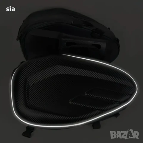 Дисаги за мотоциклет, Странични куфари за мотор, твърди, 2 БР, снимка 4 - Аксесоари и консумативи - 46440008