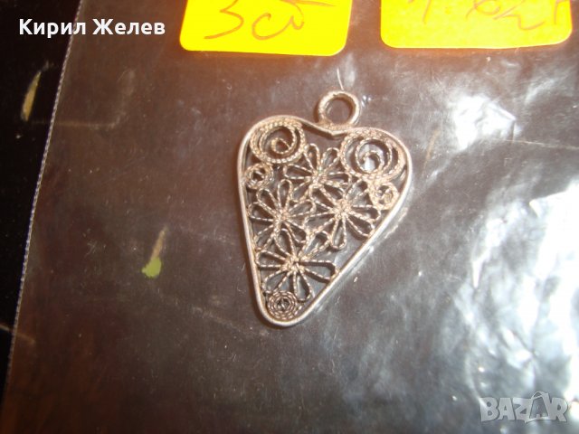 СТАРА СРЕБЪРНА ФИЛИГРАННА ВИСУЛКА 75371, снимка 4 - Антикварни и старинни предмети - 30376190