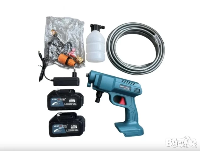 Акумулаторна водоструйка Kraft royal 36v с 2 батерии 8Ah, снимка 2 - Други инструменти - 51129579