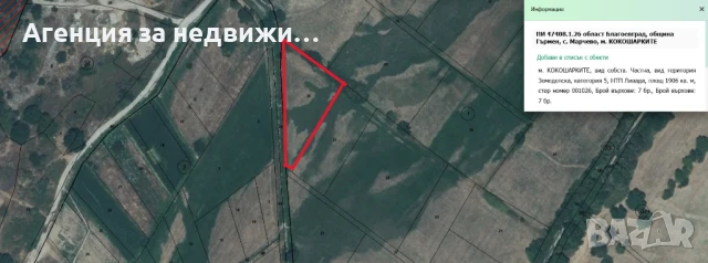 ПРОДАВА ЗЕМЕДЕЛСКА ЗЕМЯ