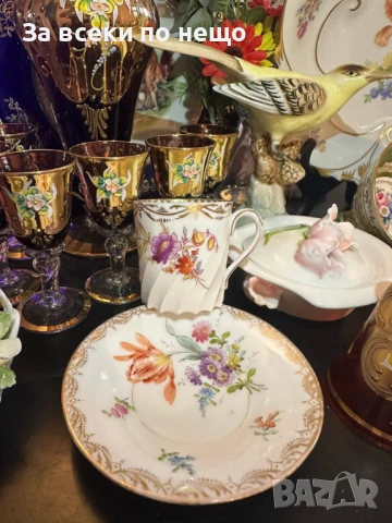 Dresden Silesia Germany от бранда “Porzellanfabrik Hermann Ohme” Код P2132 , снимка 10 - Антикварни и старинни предмети - 54159468