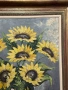 Картина масло със сланчогледи, снимка 6