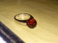 Galdini 925 МАРКОВ СКЪПОЦЕНЕН СРЕБЪРЕН ПРЪСТЕН СРЕБРО 925 Част От КОМПЛЕКТ с ФАСЕТИРАН ГРАНАТ 34452, снимка 15