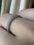 Оригинален Tiffany & Co. платинен пръстен с диаманти – PT950, снимка 3