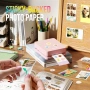 Преносим фотопринтер Nelko PP01 със 100 листа хартия и касета, розов, снимка 9