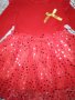 Червена рокля на звезди  4г, снимка 5