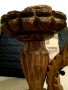 Уникален свещник дърворезба, снимка 6