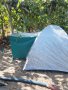 Двуслойна триместна палатка