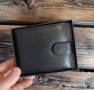 мъжки портфейл естествена кожен телешки бокс джоб за монети документи, снимка 5