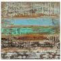 vidaXL Трапезна маса, 82x80x76 см, регенерирано дърво масив, снимка 2