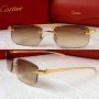 Cartier висок клас прозрачни слънчеви очила Мъжки Дамски слънчеви