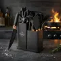 Кухненски комплект от 19 части Cheffinger KSUT01 - ножове, силиконови прибори, поставка и дъска за р, снимка 3