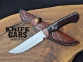 Висококачествен ръчно изработен нож с кожена кания,LN404, снимка 1