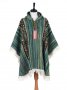 Автентичнo еквадорско унисекс пончо, 100% вълна, зелено, снимка 3