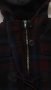 Карирано дамско/тийнеджърско зимно вълнено палто с качулка, размер S, снимка 6