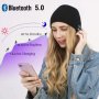 Музикална Bluetooth шапка Beanie шапка с микрофон и стерео слушалки Hands Free, снимка 2