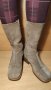 Италиански ботуши от естествена кожа / набук, снимка 4