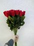 Изкуствени цветя-рози червени плюш, снимка 10