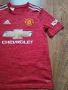 adidas manchester united - юношеска футболна тениска 13-14год.164см., снимка 3