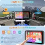 Нов Безжичен CarPlay и GPS за Мотоциклети, Водоустойчив 6.3" Дисплей, снимка 6