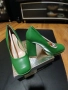 Нови елегантни дамски обувки в зелено /дебел ток и платформа/, снимка 3