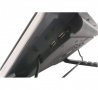 Охладител за лаптоп HZT-2168, регулируем, 1бр. вентилатор, светещ, от 10" до 17", снимка 3