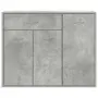 vidaXL Бюфет, бетонно сив, 88x30x70 см, инженерно дърво, снимка 7