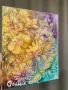Картина върху платно с маслени бои " Майски Цветя " Живопис , снимка 5