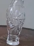 малка кристална фасетирана ваза    5/1, снимка 3