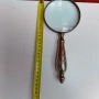 НАЙ ДОБРАТА ОФЕРТА Стара голяма метална лупа , снимка 6