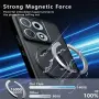 За Motorola Edge 70 Max 5G Матов Магнитен TPU PC Калъф Skin-Touch с 360° Въртяща Стойка и Скрийн Про, снимка 7