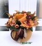 Икебана с рози от кадифе, снимка 2
