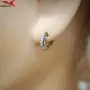 Обеци с платинено покритие 211251, снимка 3
