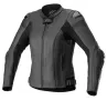 Alpinestars Stella Missile V2 Womens Leather Jacket - Black/Black, снимка 2
