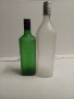 Матирани стъклени бутилки, снимка 1 - Буркани, бутилки и капачки - 44185561