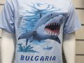 Нова мъжка тениска с трансферен печат Акула, България, снимка 7