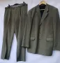 Мъжки елегантен маслено зелен костюм номер 54 на марка Gentalmen, снимка 3