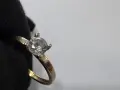 Дамски златен пръстен 14К 585-1,20 г, снимка 2