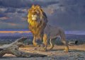 Лъв, картина, снимка 1 - Картини - 44451544