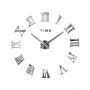 4225 Ефектен стенен часовник - стикер с 3D модерен дизайн, снимка 3