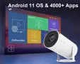 Видео проектор Digial One SP01010, 4k, UltraHD, Android 12, smart, 8000 лумена, Wi-Fi 6, BT 5.0, 128, снимка 5